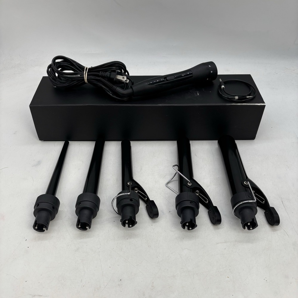 Xtava 5-in-1 Curling Wand Set with Temperature Control Model XA0041 Complete